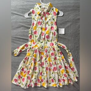 Cynthia Rowley Fruit print dress - Linen blend dress